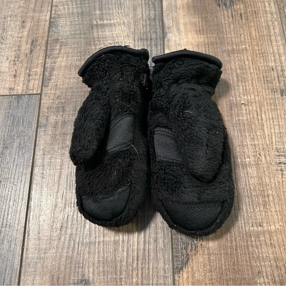 Head Kids Toddlers Mittens Size‎ XXS Black Faux Fur